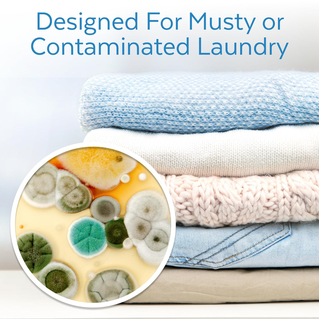 Musty or Contaminated Towels, Clothes & Bedding - Remedy Laundry Detergent Removes Odors & Residues, Super Concentrated