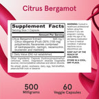 Buy now Jarrow Formulas Citrus Bergamot 500 mg - 60 Servings (Veggie Caps) - Antioxidant Support for Cardiovascular & Metabolic Health - Dietary Supplement - Gluten Free - Use QH-Absorb at indiglob india