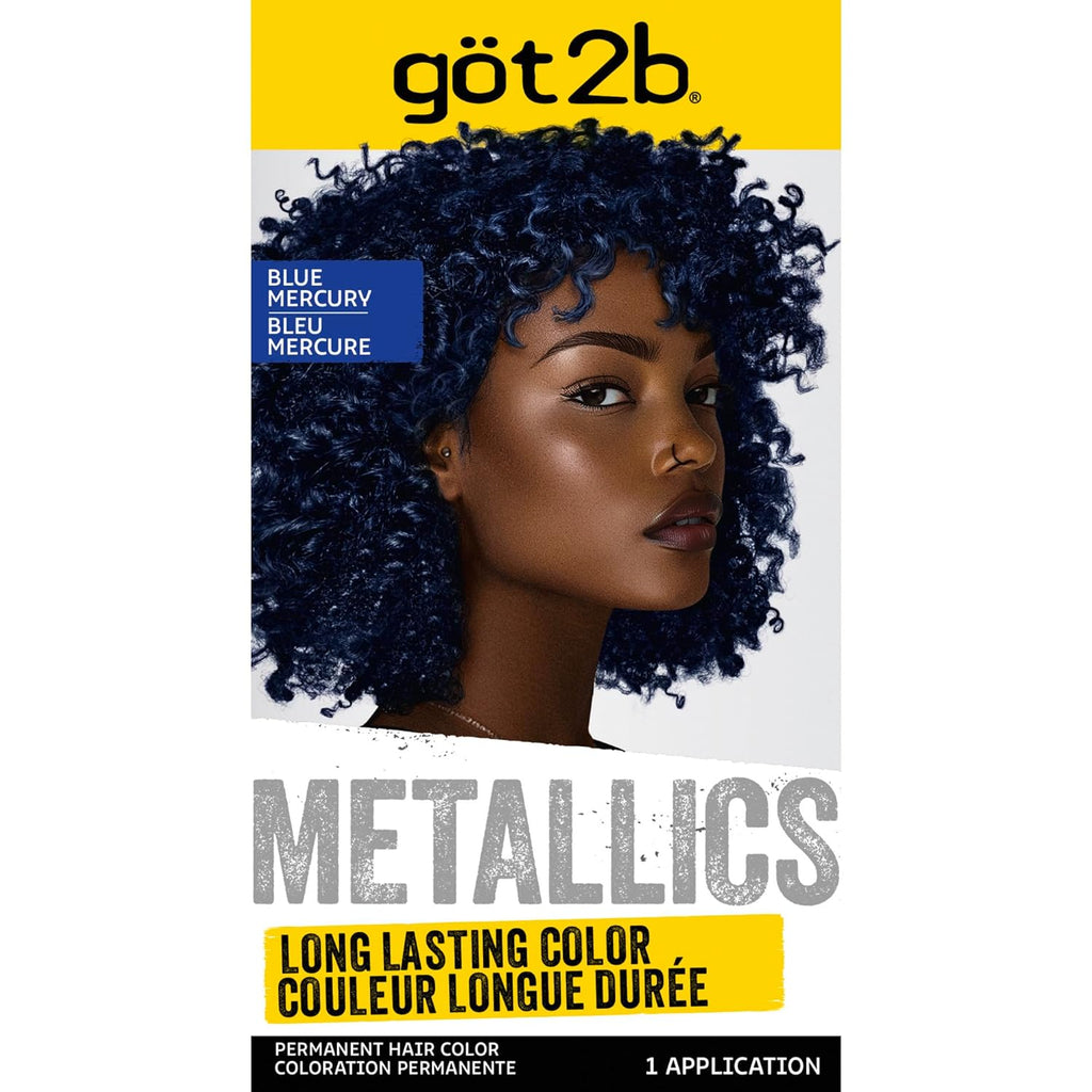 Buy now Got2b Metallics Permanent Hair Color, M67 Blue Mercury at indiglob india