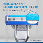 Gillette Mach3 Turbo Razors for Men, 1 Handle, 4 Blade Refills
