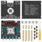 Buy now Bluetooth Power Amplifier Board Stereo - HiFi 2.1 Channel 2X220W+350W Bluetooth 5.1 16-32V Digital Power Audio Amplifier Module Subwoofer Control with AUX/Bluetooth/USB Flash Drive (ZK-AS21) at indiglob india