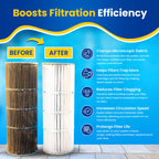 Pool Clarifier & Water Flocculant – Super Concentrated Floc for Cloudy Above Ground & Inground Swimming Pools – 64 oz – Chlorine, Saltwater, Chemicals Compatible – 1 oz Treats 5,000 Gallons