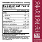 Force Factor Total Beets Blood Pressure Support & Nitric Oxide Supplement | with Beet Root Powder & Grape Seed Extract for Heart Health, Acai Berry Flavor, 120 Beet Chews, 2-Pack