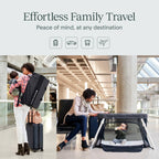 Guava Lotus Travel Crib with Lightweight Backpack Design | Baby Travel Bed