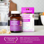 Daily Nouri Hormone Balance Probiotic for Women | Healthy Estrogen Metabolism, Hormone & Cycle Support | Gut-Hormone Support for PMS, Skin, Bloating & Perimenopause | 7 Studied Strains + Plant Omega