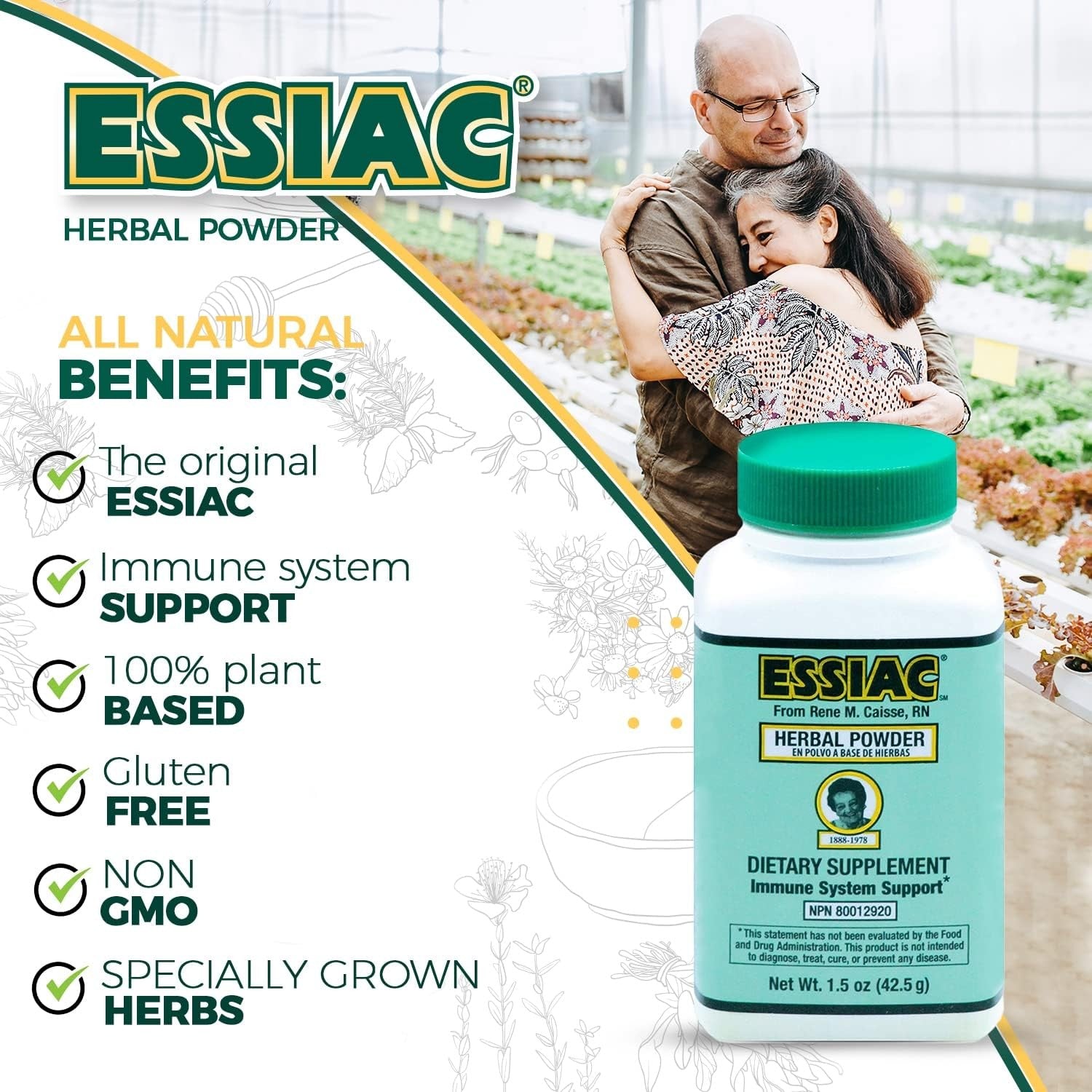 Buy now Essiac Tea Powder Original Tea Powder â€“ 1.5 oz Bottle | Powerful Antioxidant Blend to Help Promote Overall Health & Well-Being | Original Formula from 1922 (1 Pack) at indiglob india