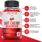 Tart Cherry Gummies with Celery Seed Extract - Advanced Uric Acid Cleanse for Immediate Relief | Joint Relief & Recovery | Powerful Antioxidant with Joint Support - 60 Gummies