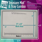 The Beadsmith Treasure Mat Tray and Mat