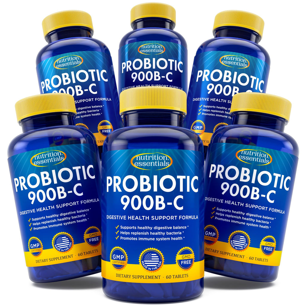 Probiotics for Women and Men - with Lactase Enzyme and Prebiotic Fiber for Digestive Health - 80 Percent + More Potent Supplement for Gut Health Support - Vegan Formula