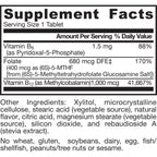 Jarrow Methyl B-12 & Methyl Folate Supplement, 100 Chewable Tablets | Bioactive Vitamin B12 & B9 Supplement, Supports Cellular Energy Production, Healthy Brain Function & Metabolism, 100 Servings