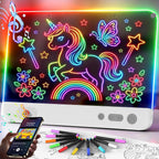 16" LED Drawing Board with Blue-Tooth,Kids Birthday Gift for Girls,Boys
