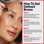 Buy now Revlon Comfort and Control Tweezer, Easy to Use Eyebrow Tool with Wide Grip, 1 count at indiglob india