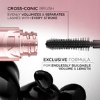 L'Oreal Paris Paradise Big Deal Mascara, Volumizing and Lengthening Formula, Buildable, Clump Resistant, Washable Blackest Black Mascara, 0.33 Fl Oz