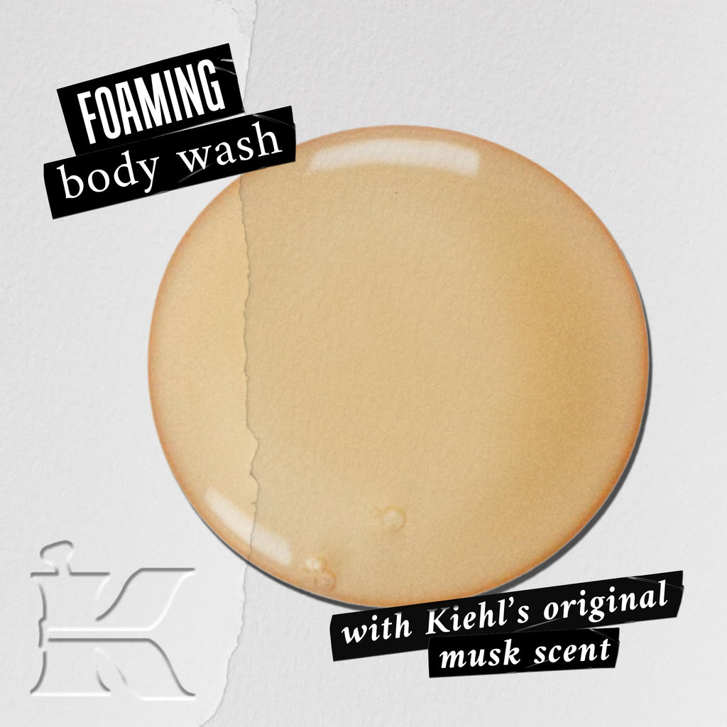 Buy now Kiehl's Original Musk Bath & Shower Liquid Body Cleanser, Foaming Body Wash, Leaves Skin Soft & Sensuously Fragranced, with Aloe Vera & Glycerin, Unisex Scent - 8.4 fl oz at indiglob india