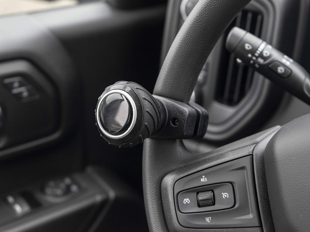 Buy now Deluxe Steering Wheel Power Handle Spinner Knob - Universal Steering Wheel Fit for Cars, Trucks, Tractors, Mowers, Forklifts, etc at indiglob india