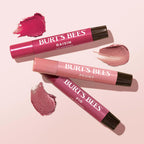 Burt's Bees Lip Shimmer Nude Collection, Tinted Lip Balm, 0.09 oz., 3 Tubes | Moisturizing for All Day Hydration, Natural Glowy Pigmented Finish, Buildable Color, 3 Warm Shades