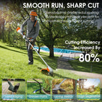 KTHA 1040-03 Weed Eater Head Replacement Compatible with Kobalt 80V KST 1680-06 40V KST 2540-06 KST 1040A-03 24V KST 224A-03 KST 224B-03 Cordless String Trimmer with 0.080" 17 Ft Pre-Cut Line