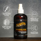 Suavecito Grooming Non-Aerosol Hairspray for Men - 8 oz - Classic Barber Scent, Medium Shine, Strong Hold Hair Spray - Works on all Hair Types & Textures