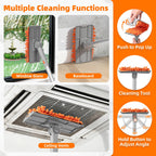 Ceiling Fan Cleaner Duster with 6 Ft/77'' Extension Pole, Multi-Functional