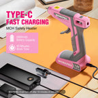 WORKPRO 7.2V Cordless Hot Glue Gun, 30s Fast Preheating, 50 Glue Sticks