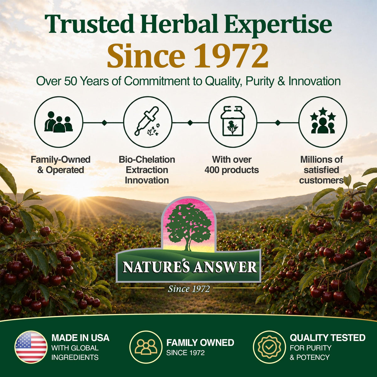 Nature's Answer Tart Cherry 8 Ounce Liquid | Promotes Recovery & Sleep | Rich in Anthocyanins | Non GMO | Gluten Free | Vegan