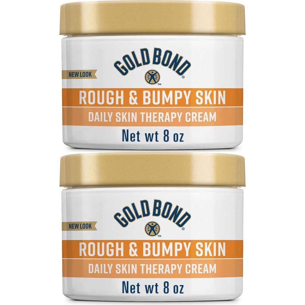 Gold Bond Cream, Rough & Bumpy Daily Skin Therapy Cream, 8 oz. Moisturizer | Softer skin in 1 week, body cream for rough and bumpy skin, contains AHA, BHA, and PHA, 7 moisturizers, salicylic acid
