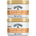 Gold Bond Cream, Rough & Bumpy Daily Skin Therapy Cream, 8 oz. Moisturizer | Softer skin in 1 week, body cream for rough and bumpy skin, contains AHA, BHA, and PHA, 7 moisturizers, salicylic acid