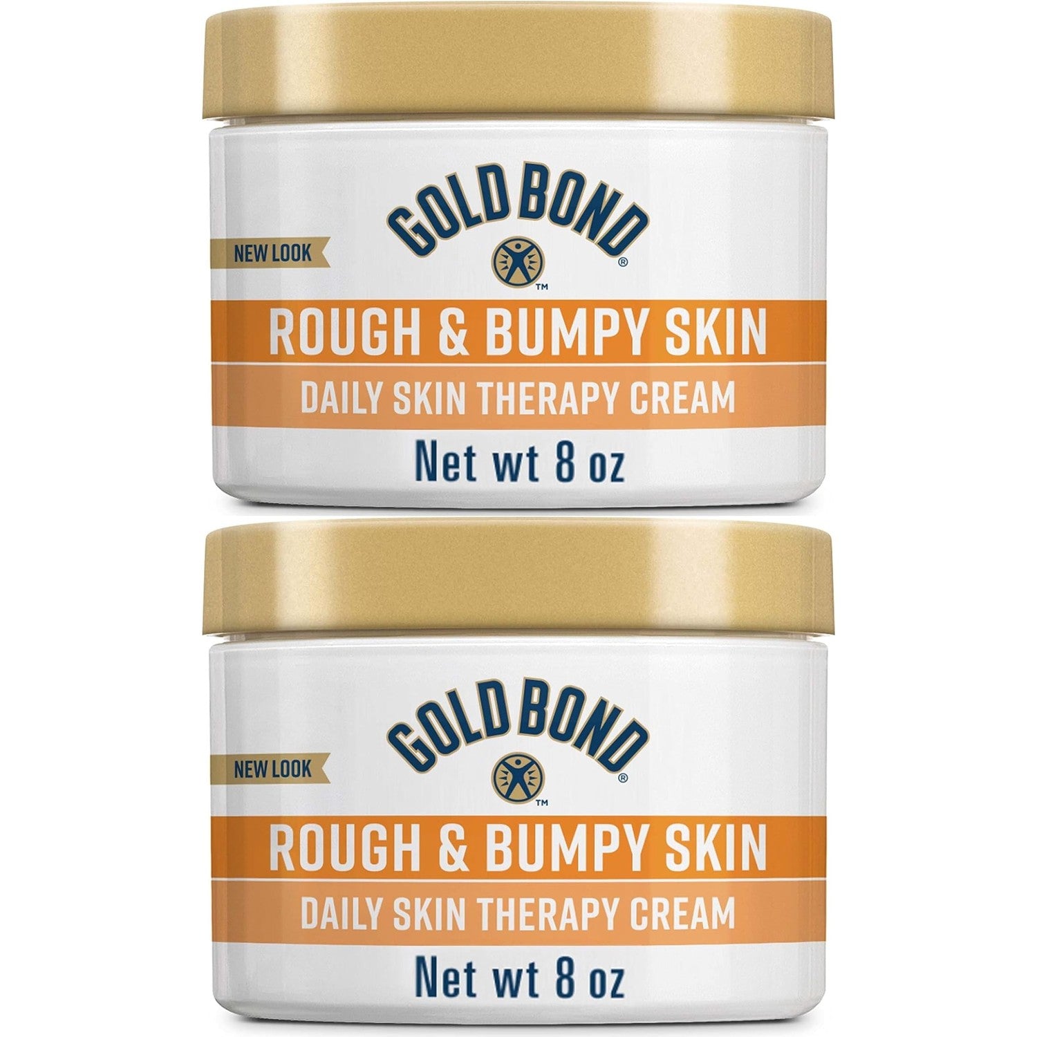 Gold Bond Cream, Rough & Bumpy Daily Skin Therapy Cream, 8 oz. Moisturizer | Softer skin in 1 week, body cream for rough and bumpy skin, contains AHA, BHA, and PHA, 7 moisturizers, salicylic acid