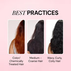 L'ANGE HAIR Glass Hair Heat Protectant Spray | Anti-Frizz Blow Dry Mist | Long Lasting Hold & Shine | Humidity Protection | Thermal Heat Protection Spray | Lightweight Blow Out Primer, 5 fl oz Bottle