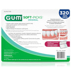 Buy now GUM Soft-Picks Original, Easy to Use Dental Picks for Teeth Cleaning and Gum Health, Disposable Interdental Brushes with Convenient Carry Case, Dentist Recommended Dental Picks, 320ct at indiglob india