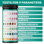 Buy now Aquarium Test Strips - 9-in-1 Aquarium Test Kit with eBook - Aquarium Water Test Kit with Quick and Accurate Fish Tank Test Strips - 100 Test Strips by JNW Direct at indiglob india