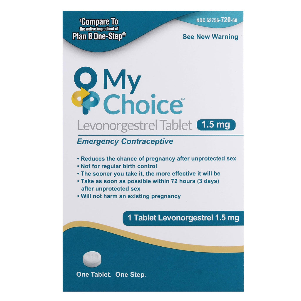 Ohm My Choice Emergency Contraceptive Pill Levonorgestrel 1.5mg