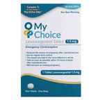 Ohm My Choice Emergency Contraceptive Pill Levonorgestrel 1.5mg