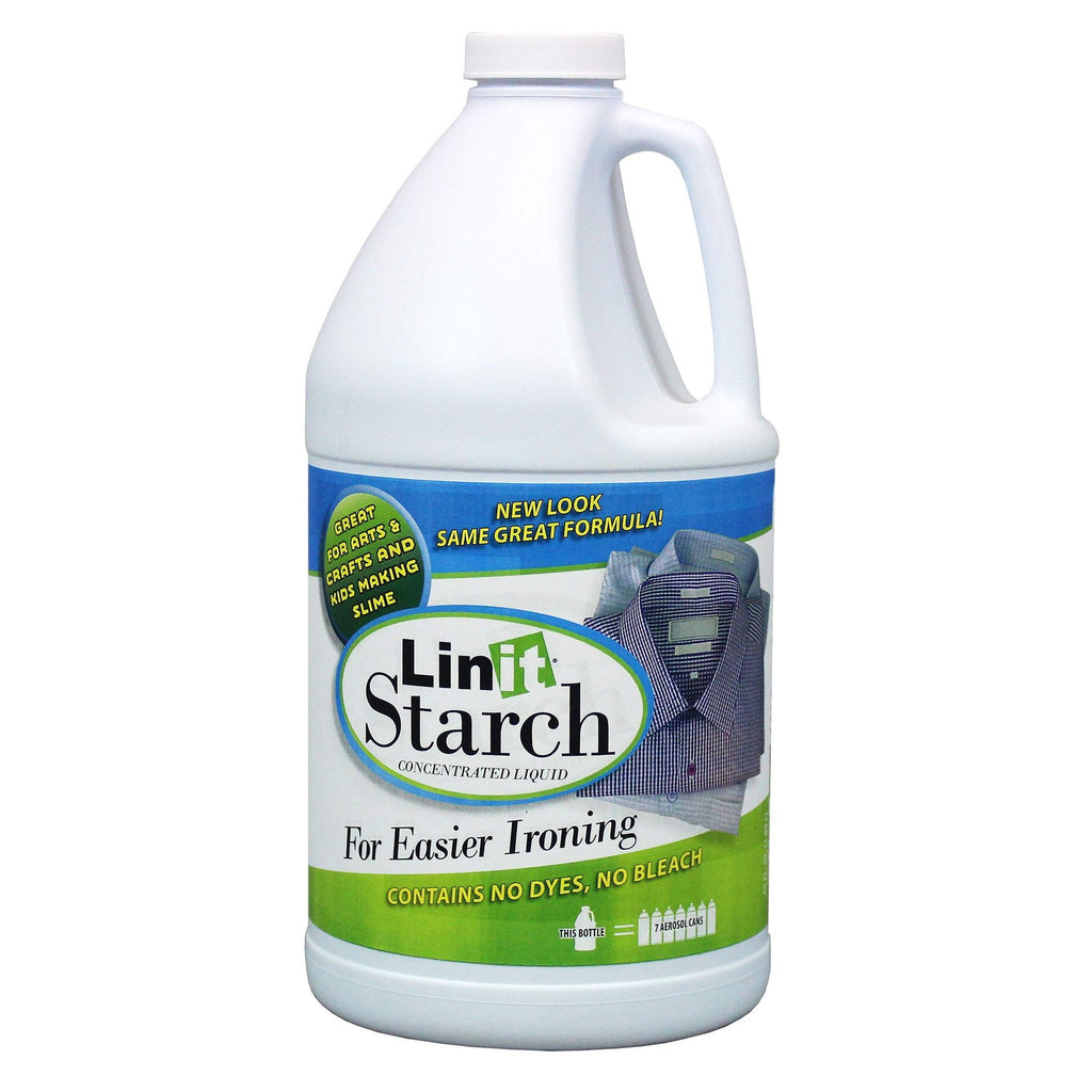Linit Starch Crisp Classic Finish Liquid Starch for Ironing, 64 Oz.