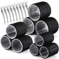 Teenitor 18Pcs Hair Rollers Set, 9 Hair Curlers for Women and 9 Hair Clips