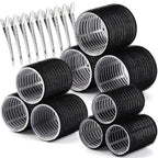 Teenitor 18Pcs Hair Rollers Set, 9 Hair Curlers for Women and 9 Hair Clips
