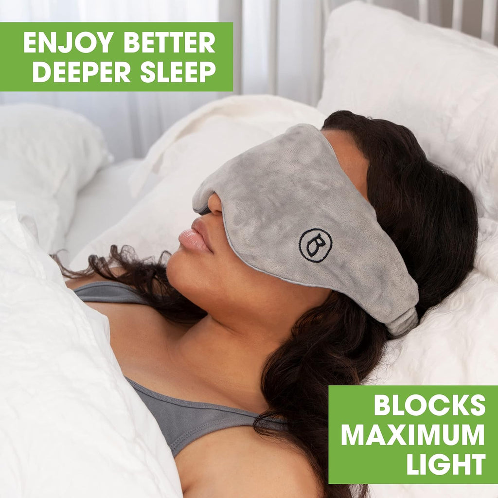 Buy now BARMY Weighted Sleep Mask for Women and Men (0.8lb/13oz) Weighted Eye Mask for Sleeping, Eye Cover Blocks Light Helps Relaxation and Night Sleep, Comfortable Blackout Sleeping Mask, Gray at indiglob india