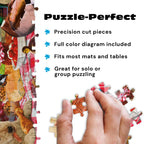 Buy now Buffalo Games - Picnic Raiders - 300 Piece Puzzle for Adults, Oversized Large Jigsaw with Easy to Grasp Pieces - Steve Read - Adorable Animals Collection at indiglob india