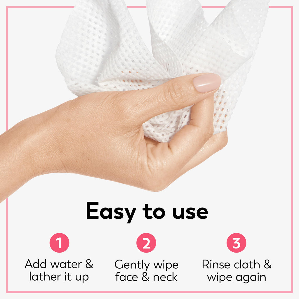 Buy now Olay Makeup Remover Wipes, Daily Facials Hydrating Face Cleanser for Normal to Dry Skin, Alcohol & Fragrance Free, Soft Face Wash Towels, Travel Essentials for Women, Convenient Dry Cloths, 66 ct at indiglob india