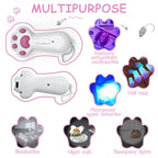 FYNIGO Interactive Cat Toys for Indoor Cats and Dogs,7 in 1 USB Rechargeable Cat Teaser Toy for Chasing and Exercise