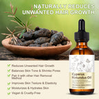 2 Pack Cyperus Rotundus Oil, Natural for Reducing Body Hair Growth, Cyperus Rotundus Oil for Hair Removal, Reduces Unwanted Hair Growth, Reducing Body Hair Growth, Shrink Pores