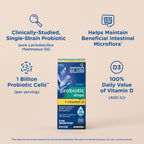 Mommy's Bliss Baby Probiotics + Vitamin D Drops, Supports Digestive Health & Immune Function*, 400IU Vitamin D , Supports Bone Development*, Newborns+, Flavorless, 0.34 Fl Oz (30 Servings)