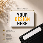Custom Business Cards, 300gsm Waterproof Matte Paper, Double-Sided