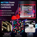 Creatine Monohydrate Gummies 5000MG, Creatine Gummy for Men & Women 120Ct | Pre-Workout for Adults, Creatine Gummy with L-Taurine, BCAA 2:1, B12/6 for Muscle Support, Enhance Strength, Energy Boost