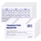 24 PCS Check Registers for Personal Checkbook, Easy to Read Checkbook Register