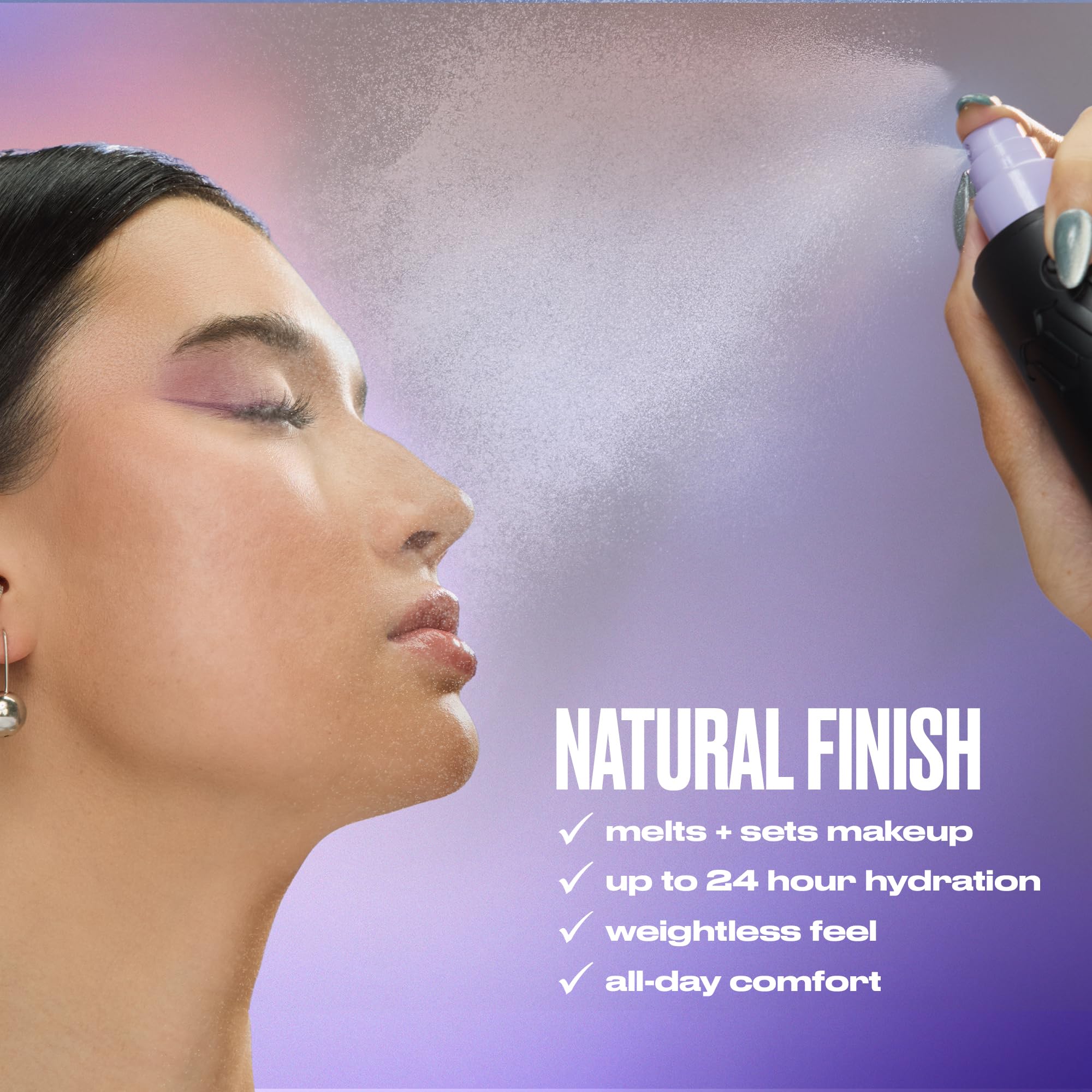 Urban Decay All Nighter Waterproof Makeup Setting Spray - Natural Finish | Up to 24HR Hold, Transfer-resistant Primer Setting Spray for Foundation, Sweat-resistant, Ultra-fine Hydrating Facial Mist