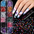 Teenitor Acrylic Nail Kit with Clear Coffin Nail Tips, Nail Charms and Gems, Nail Stickers, Nail Art Brushes, Nail Dotting Tools, Nail Stand, Press On Nails Kit for DIY Nail Art