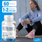 Nutri Neuro NAC N-Acetyl Cysteine Ethyl Ester 600mg - NACET - 60 Caps
