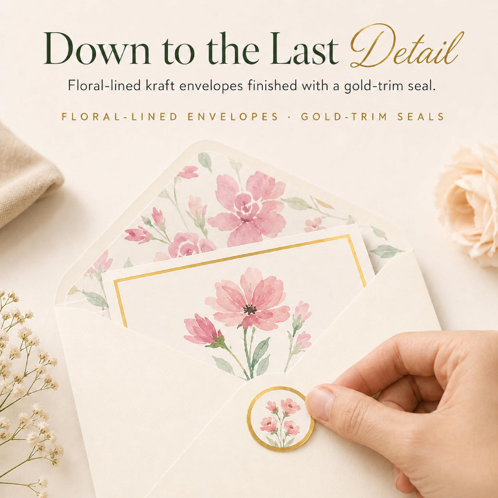 30 Premium Blank Cards with Envelopes & Stickers, 4x6 Inches