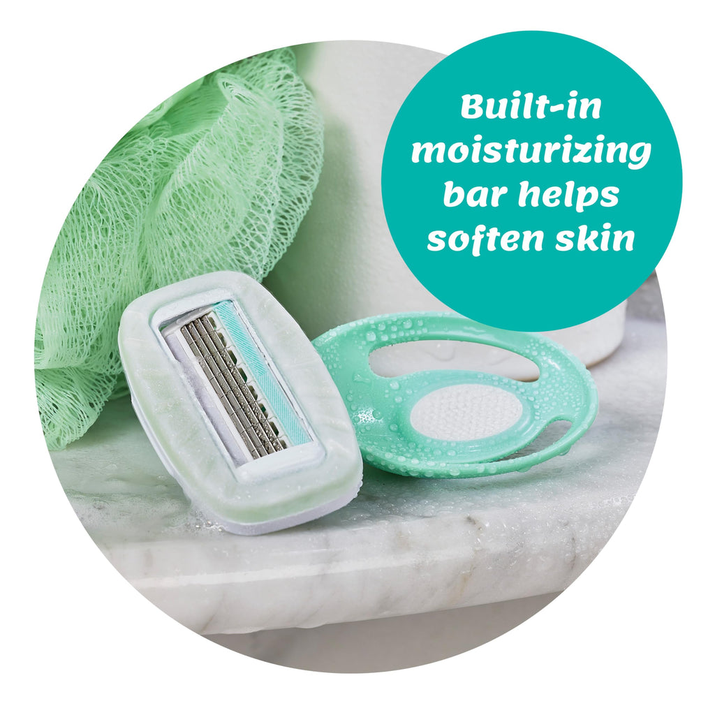 Schick Intuition Go Disposable Razor for Sensitive Skin, 1ct, Razors Sensitive Skin, Women’s Disposable Razors with Organic Aloe, Travel Razor